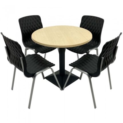 4 scaune ROYAL negre