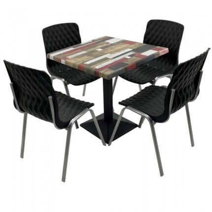 4 scaune ROYAL negre