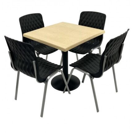 4 scaune ROYAL negre