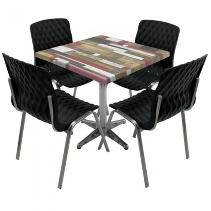 4 scaune ROYAL negre
