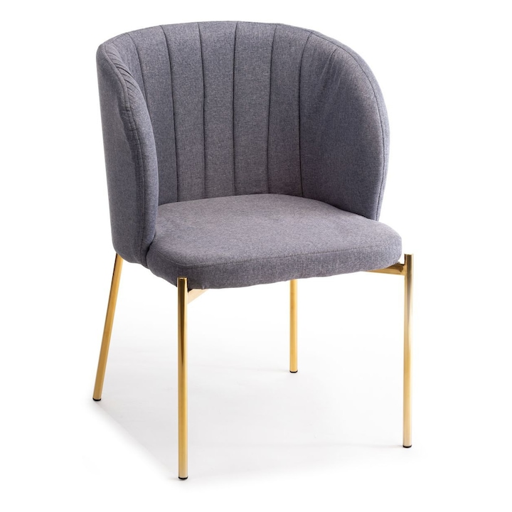 Marselo Gold Grey scaun tapitat