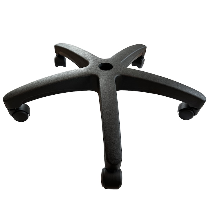 Set Profesional ARKA CHAIRS format din Picior stea neagra P12-320mm si 5 rotile RX05 pentru scaun birou