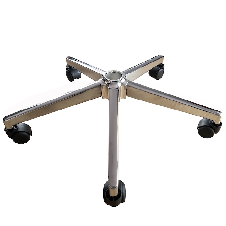 Set Profesional ARKA CHAIRS format din stea cromata P03-350 si 5 buc rotile RX05 Bifma pentru scaune ergonomice