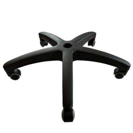 Set Profesional ARKA CHAIRS format din Picior stea neagra P14-350mm si 5 rotile gumate RX01 pentru scaun birou