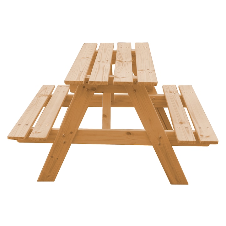 Mobilier gradina pentru copii, Timbela, Lemn, 50 x 81 x 60 cm, Maro