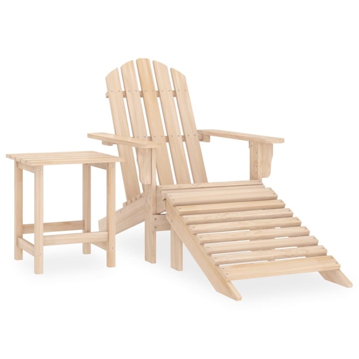 Scaun de gradina vidaXL, Lemn, Albastru,11.54 kg,69.5 x 147.5 x 89.5 cm,2 x piese