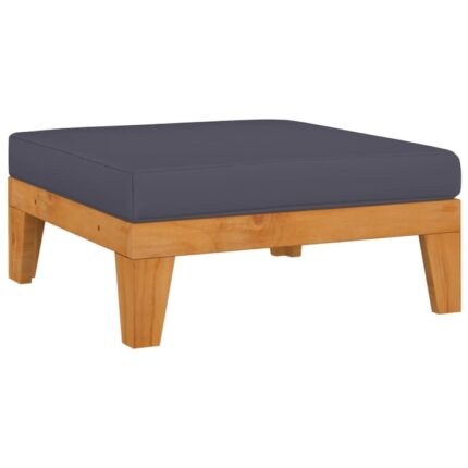Taburet vidaXL, Lemn de acacia, 66 x 66 x 20 cm, Maro