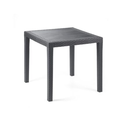 Masa terasa/gradina KING, PROGARDEN, antracit, polipropilena, 79 x 79 x 72 cm