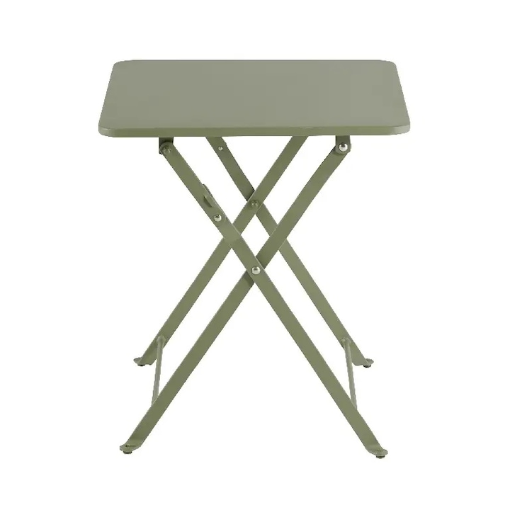 otel Masuta de exterior, crem, otel, 40 x 40 x 45 cm GoodHome Saba