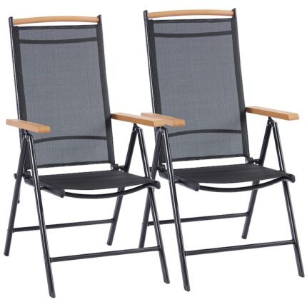Set 2 buc Scaun gradina Kring Bruel, 68x55x109 cm