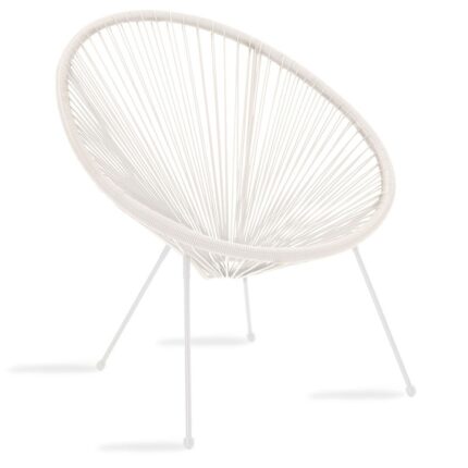 Scaun de Gradina, Pako Word, Peru, Alb, 72 x 77 x 85 cm