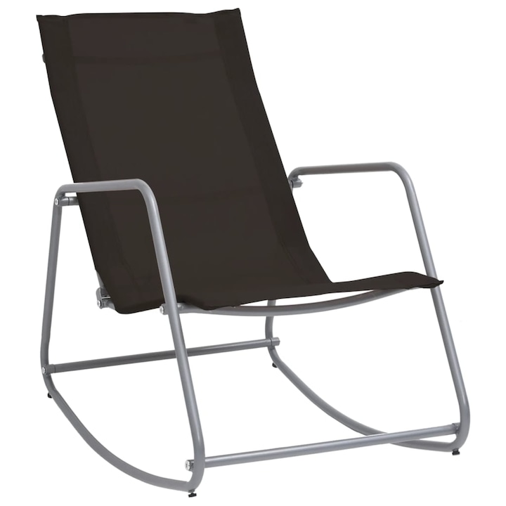 Balansoar vidaXL, Tesatura, Negru