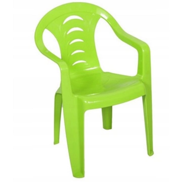 Scaun de gradina pentru copii, Oler, Plastic, 36x36x52.5 cm, Verde