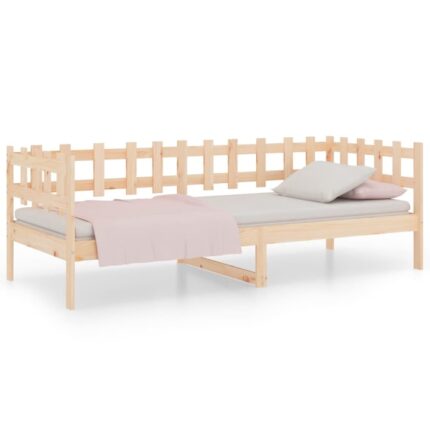 Sezlong multifunctional, Zakito Europe, Lemn de pin, 203.5x96cm, Natural