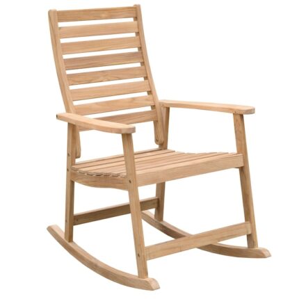 Scaun pentru gradina, balansoar, TD 4006R, lemn, natur
