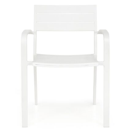 Scaun gradina/terasa, Maison Mex HAVEN, L.57 l.61 H.80.5, alb