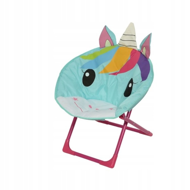 Scaun de gradina copii, Kaemingk, Plastic/Metal, 48 cm, Multicolor