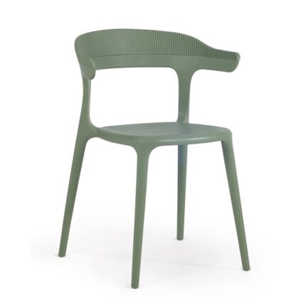 Scaun din plastic pentru terasa sau interior LUNA