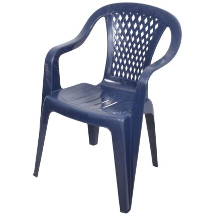 Scaun de gradina, OlER, din plastic, bleumarin