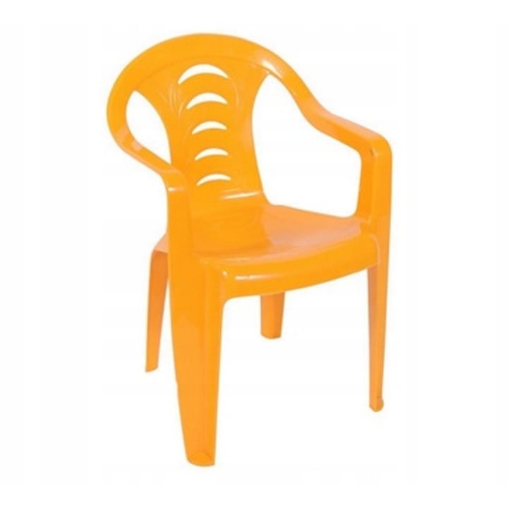 Scaun de gradina copii, Oler, Plastic, 36x36x52.5 cm, Galben