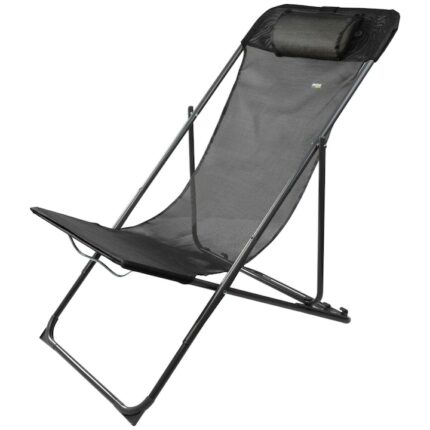 Set 4 sezlonguri, Aktive, 53x87x78cm, Negru