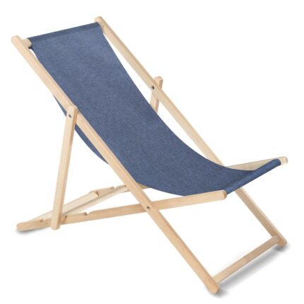 Sezlong de fag Green Blue GB183M, albastru inchis