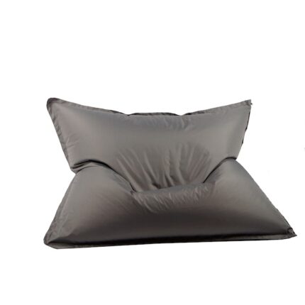 Fotoliu pretabil exterior, tip perna, Pufrelax Magic Pillow, impermeabil, Dark Grey