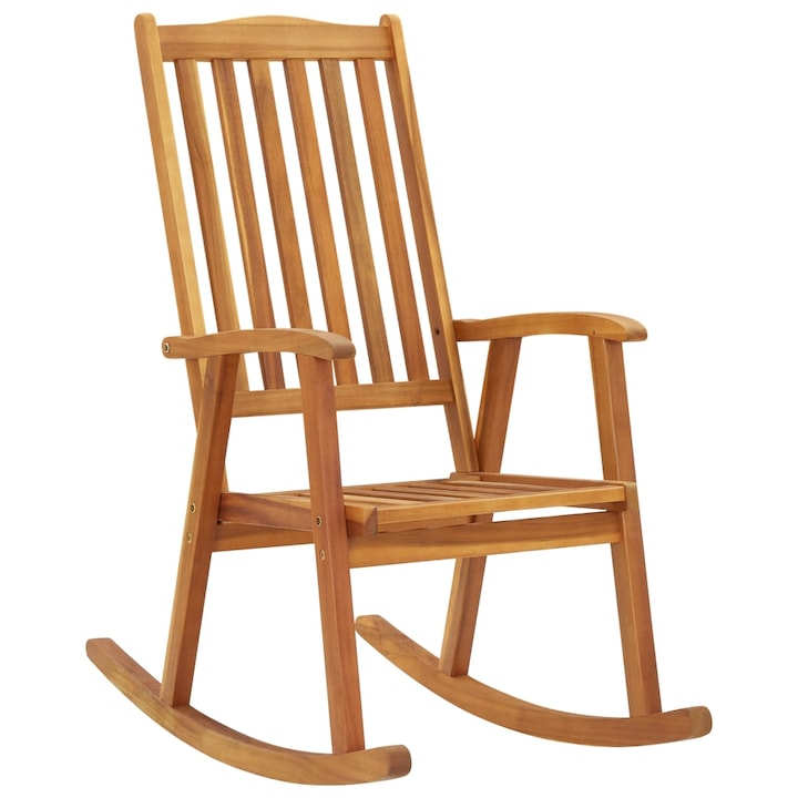 Balansoar vidaXL, lemn masiv de acacia, 57 x 100 x 117 cm, 11 kg, Maro