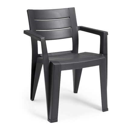 Scaun pentru gradina, din plastic Graphite
