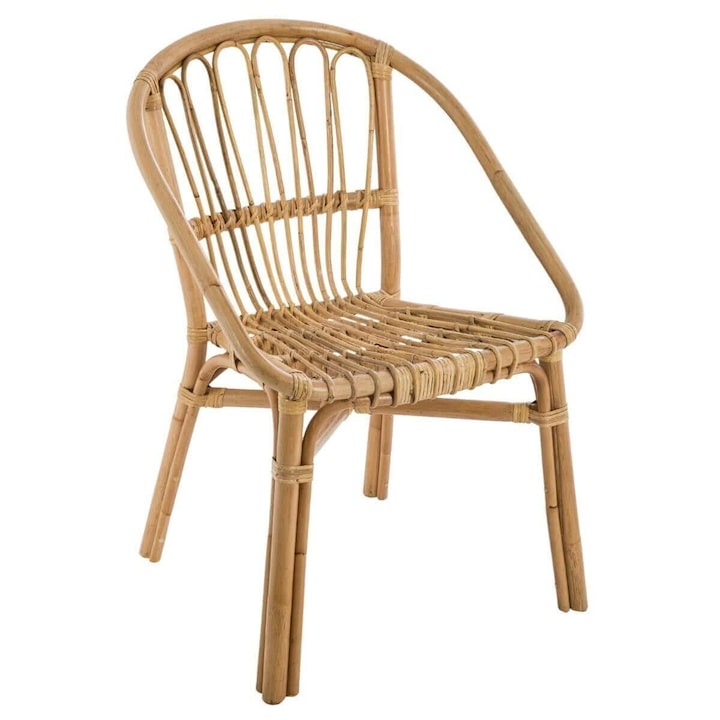Scaun de gradina frantuzesc, Atmosphera Createur d'interieur, Ratan, Maro
