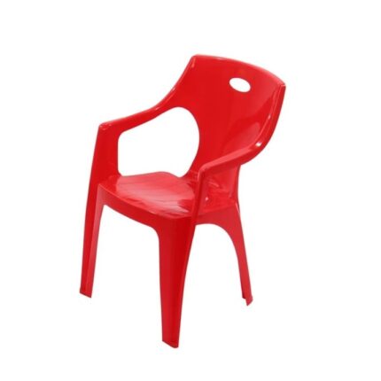 Scaun copii, pentru gradina, plastic, rosu, 27 x 37 x 32 cm