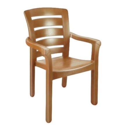 Scaun gradina DIDIM cu brate culoare bej.Dimensiuni,Scaun 90x56cm,Material plastic