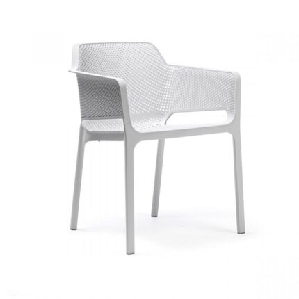 Scaun de gradina, Nardi, Plastic, Alb