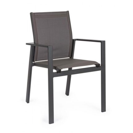 Set 6 scaune gri Crozet 56.5x62x88 cm