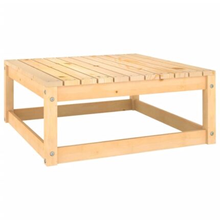 Taburet de gradina vidaXL, 70x70x30 cm, lemn masiv de pin, 6.98 kg
