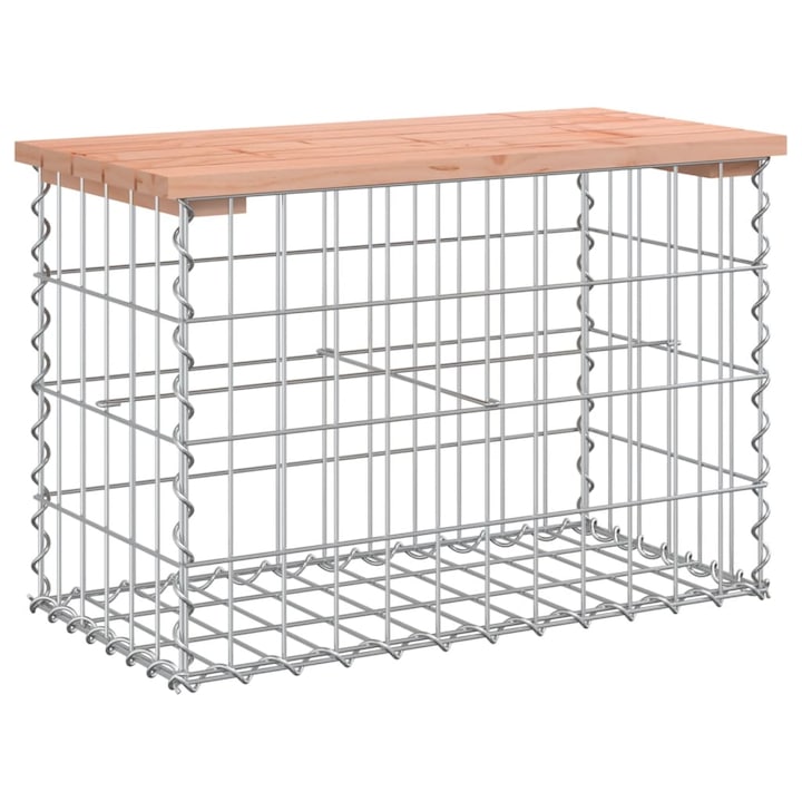 5x42 cm Banca de gradina vidaXL, 63x31,5x42 cm, lemn masiv Douglas, 4.25 Kg