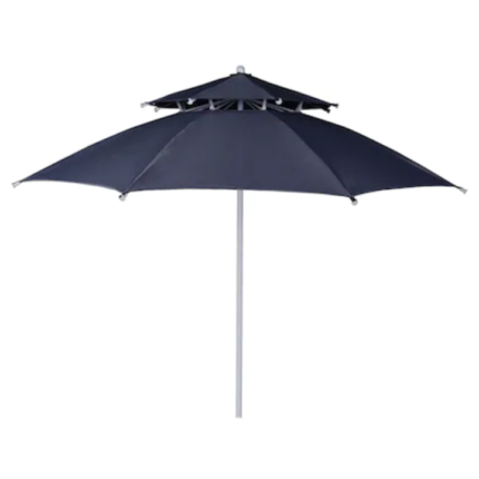 Umbrela plaja Kring, 2.2 m, Gri