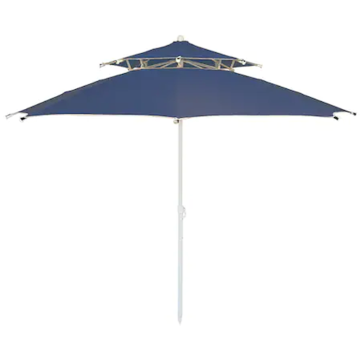 Umbrela plaja Kring, 220x100, metal/poliester, albastru