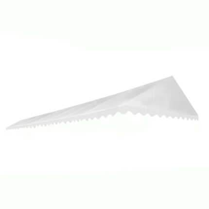 Acoperis pentru cort de 12x6x2.6/3.7 metri, PROCART, ignifugat, 480 g/mp, prindere scai, PVC, alb