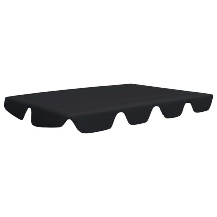 Baldachim pentru leagan, Zakito Europe, Poliester/PVC, rezistent la apa, 150x110x18cm, Negru