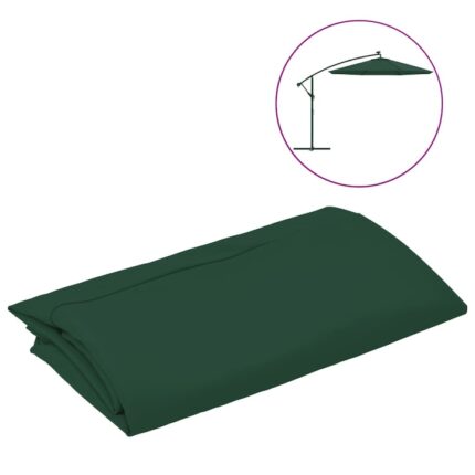 Panza de schimb umbrela de soare vidaXL, verde, 300 cm