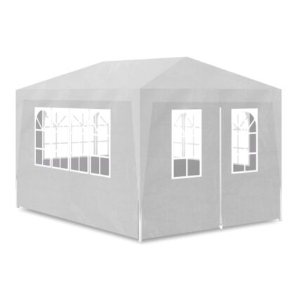 Cort de petrecere vidaXL, alb, 3 x 4 m, 9.1 kg
