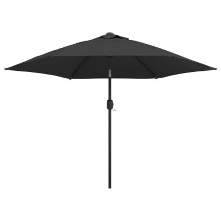 Umbrela de soare de exterior vidaXL, stalp din metal, 300 cm, antracit