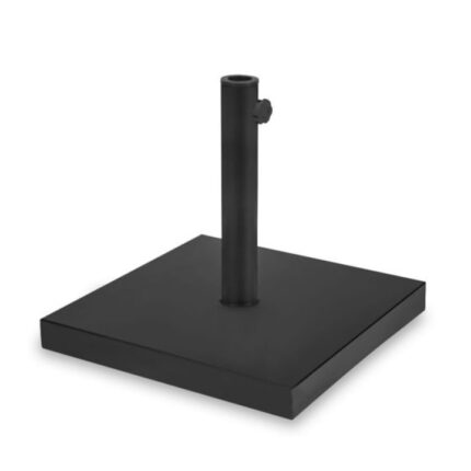 Baza pentru umbrele de soare, VONROC, GP509XX, metal umplut cu beton, 26kg, neagra