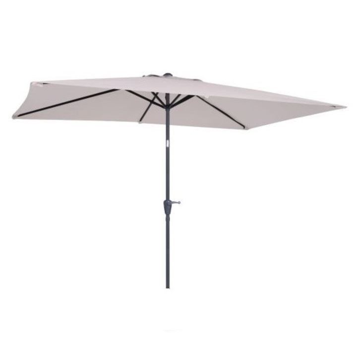Umbrela de soare pentru gradina, VONROC, GP507XX_BEIGE, 200X300cm, bej