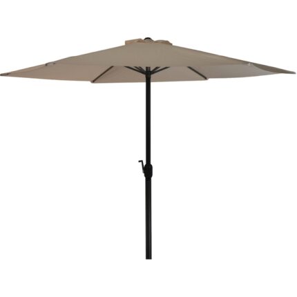Umbrela de plaja Probeach, diametru 300 cm, poliester, cu husa PVC, actionare manuala, mecanism inclinare, bej