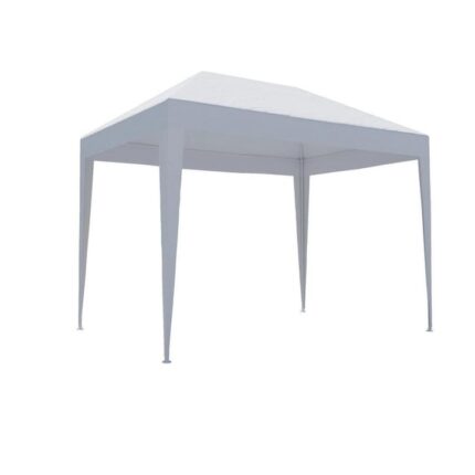 Foisor dreptunghiular, 290 x 190 cm, H 244 cm, alb