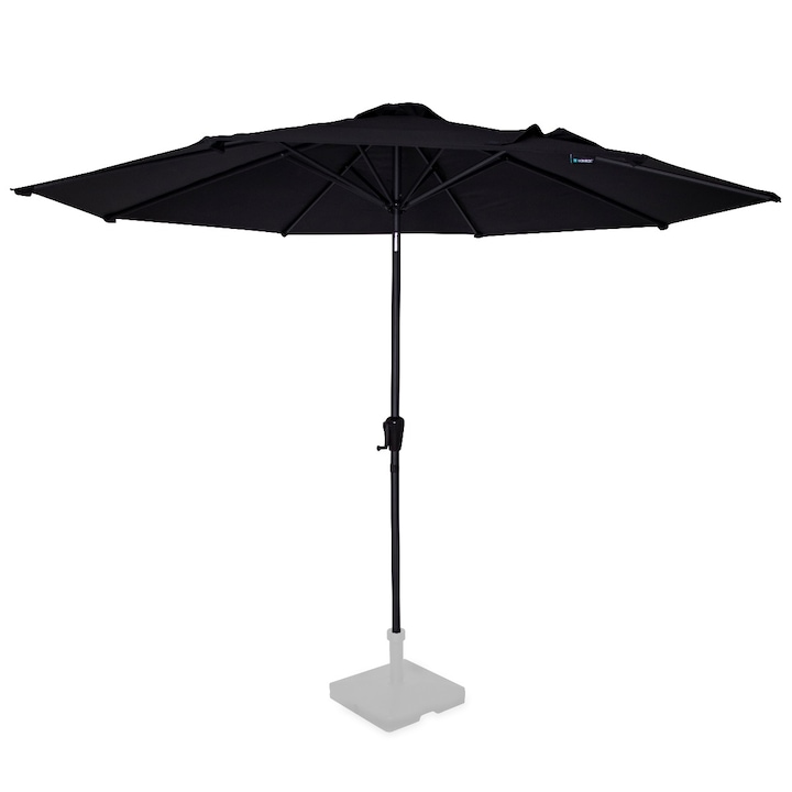 Umbrela de soare pentru gradina, VONROC, GP503XX, 300cm, negru/antracit