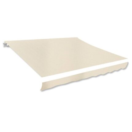 Panza de copertina vidaXL, crem, 3 x 2,5 m, cadrul nu este inclus