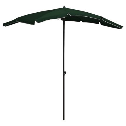 Umbrela de gradina cu stalp vidaXL, verde, 200x130 cm, 2.85 kg